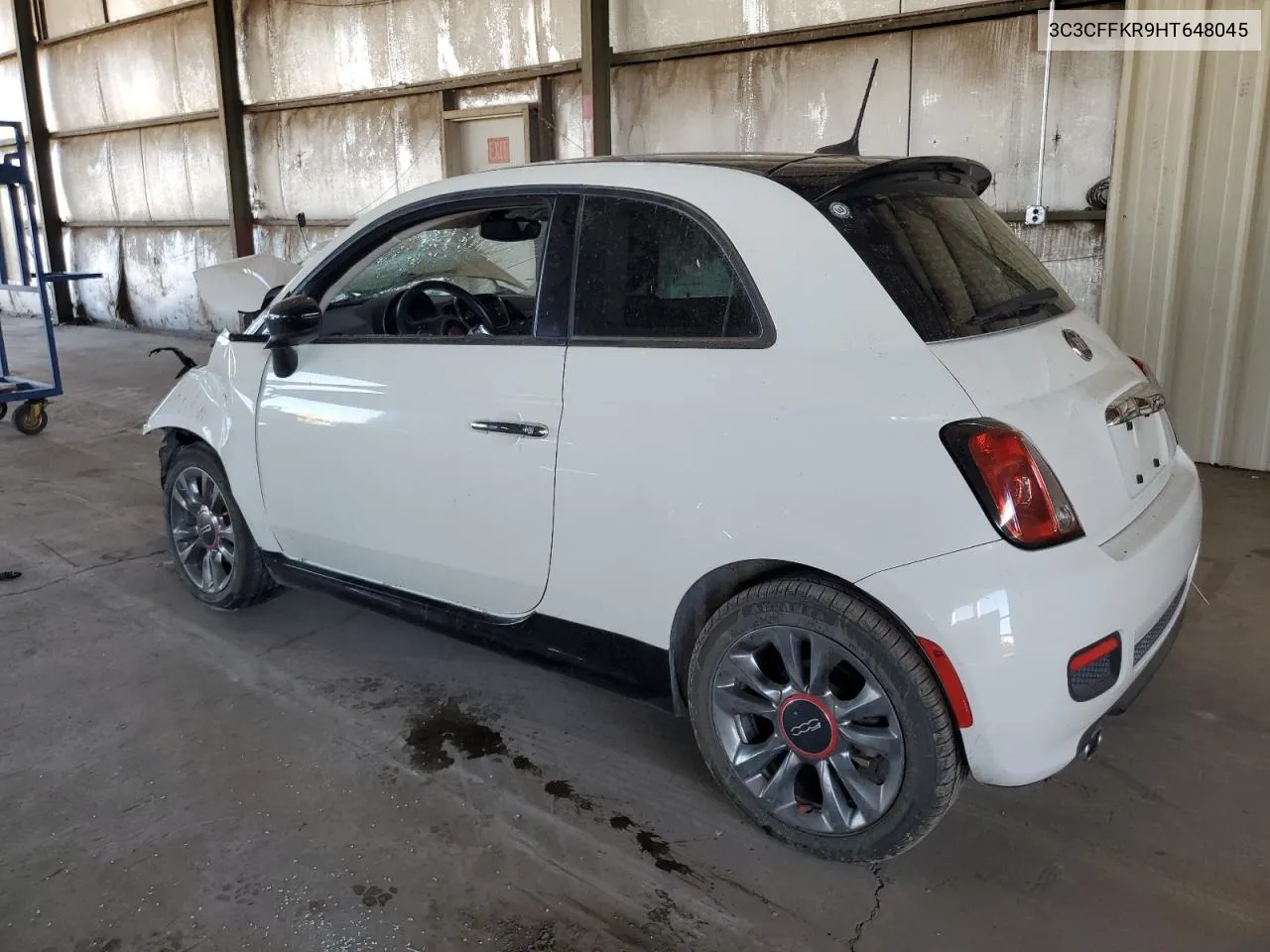 2017 Fiat 500 Pop VIN: 3C3CFFKR9HT648045 Lot: 77915514