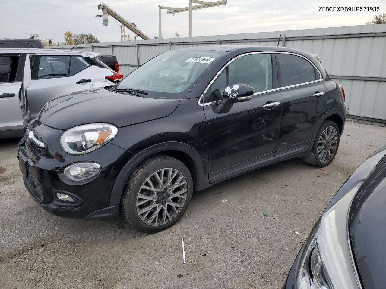 2017 Fiat 500X Lounge VIN: ZFBCFXDB9HP521935 Lot: 77971464