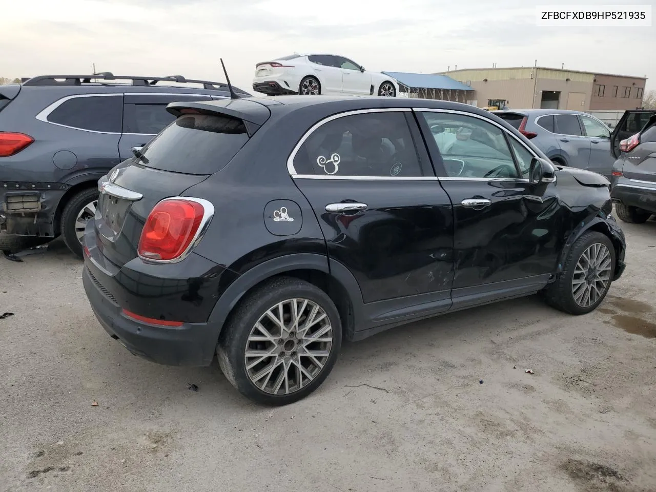 2017 Fiat 500X Lounge VIN: ZFBCFXDB9HP521935 Lot: 77971464