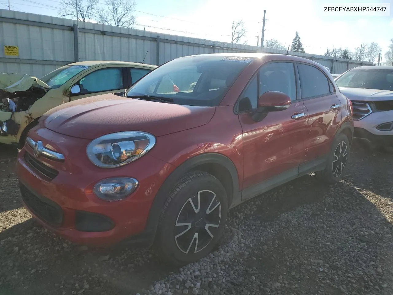 2017 Fiat 500X Pop VIN: ZFBCFYABXHP544747 Lot: 78879004