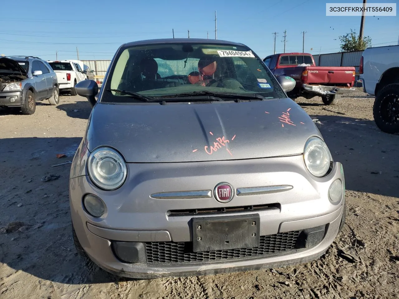 2017 Fiat 500 Pop VIN: 3C3CFFKRXHT556409 Lot: 79404954