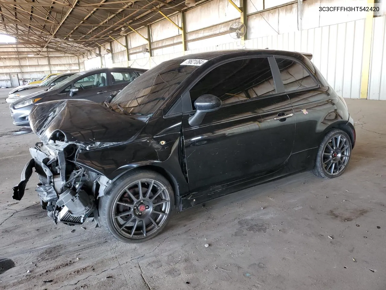 2017 Fiat 500 Abarth VIN: 3C3CFFFH3HT542420 Lot: 79621064