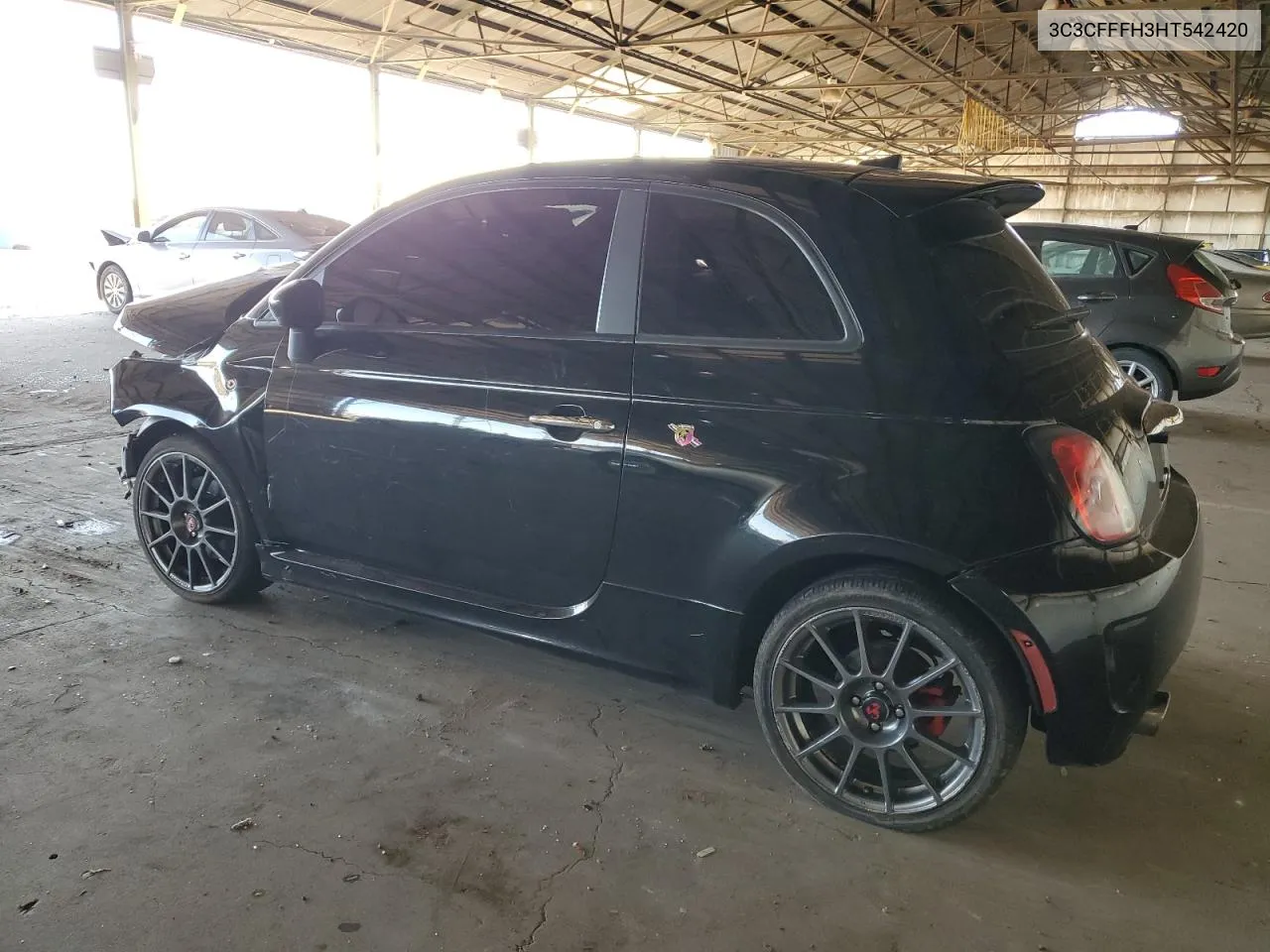 2017 Fiat 500 Abarth VIN: 3C3CFFFH3HT542420 Lot: 79621064