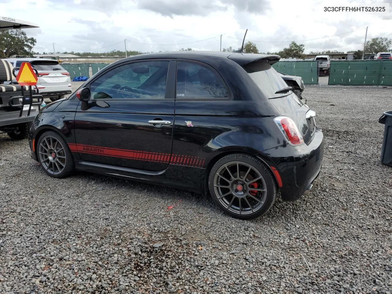 2017 Fiat 500 Abarth VIN: 3C3CFFFH6HT526325 Lot: 79726074