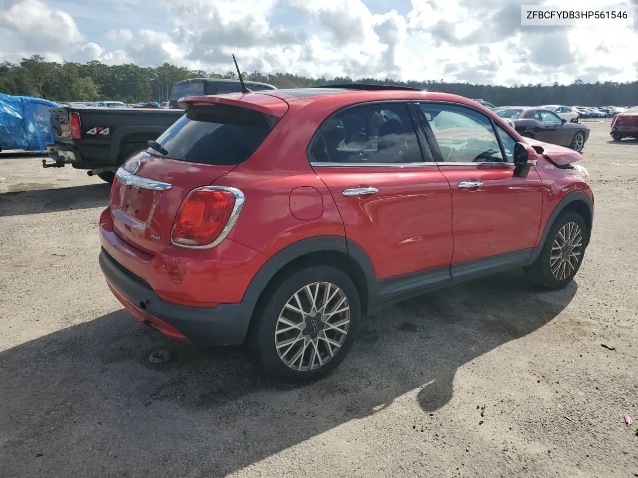 2017 Fiat 500X Lounge VIN: ZFBCFYDB3HP561546 Lot: 79892154