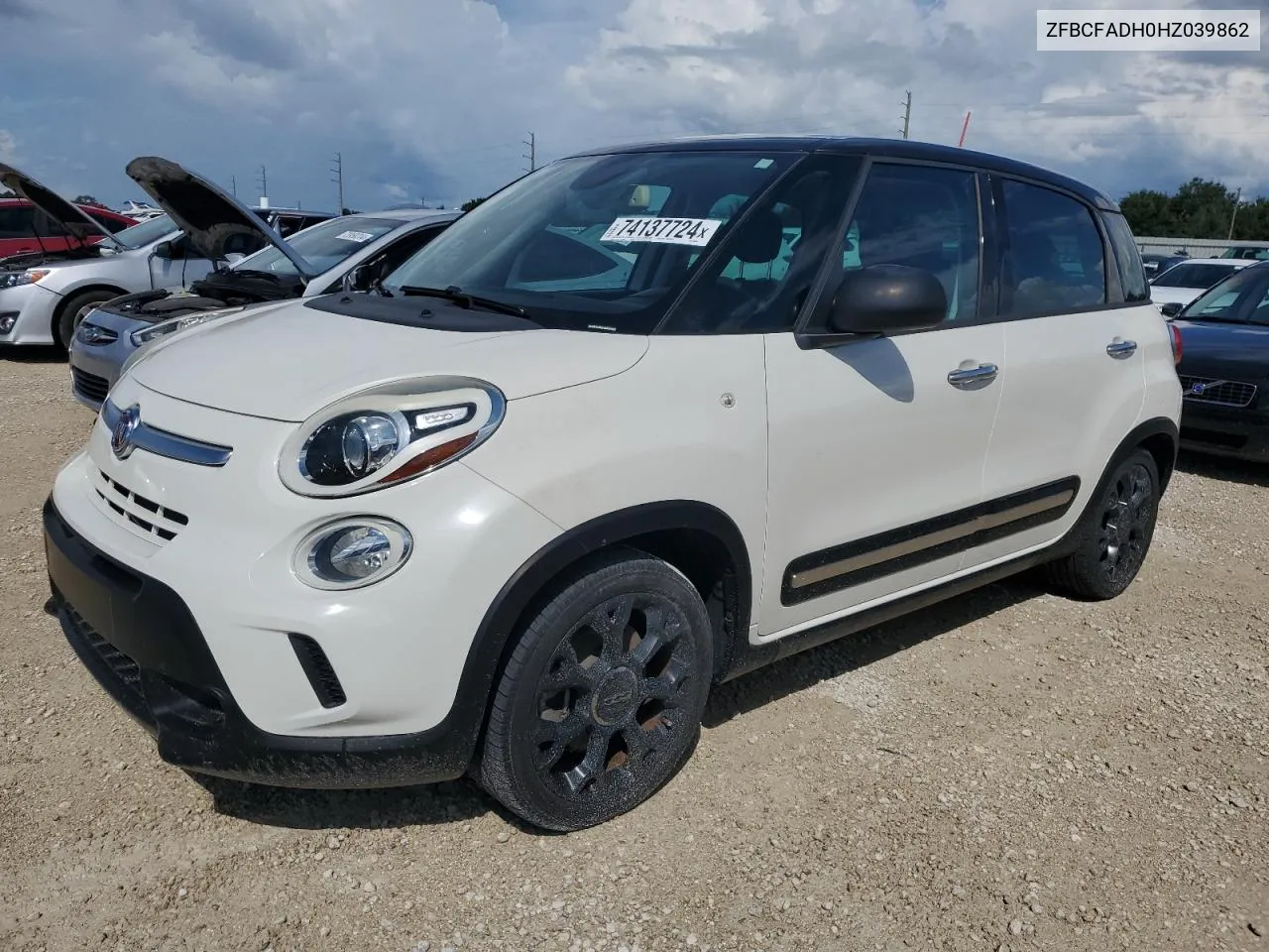 2017 Fiat 500L Trekking VIN: ZFBCFADH0HZ039862 Lot: 81005624