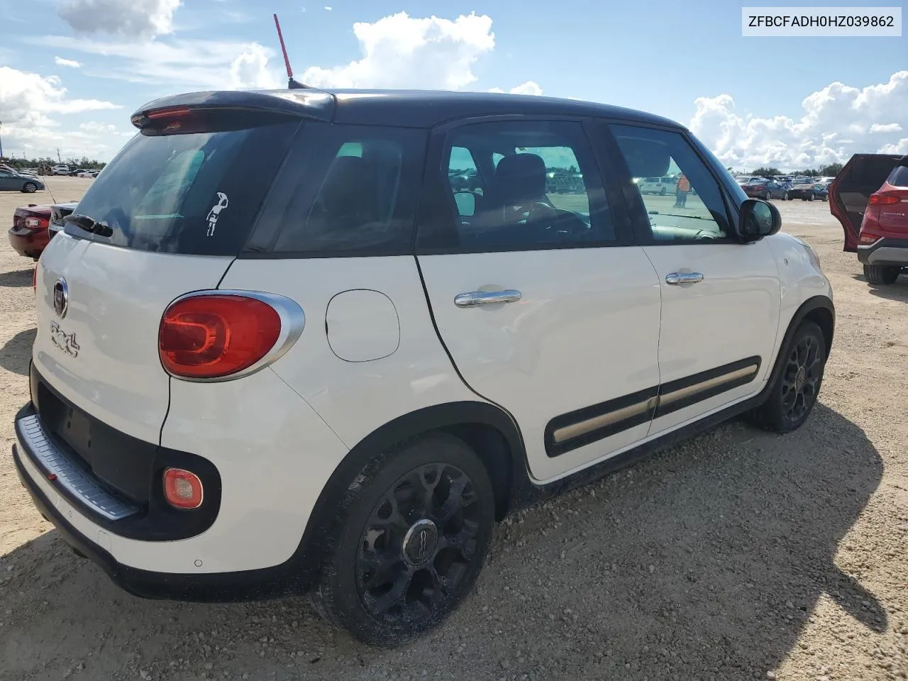 2017 Fiat 500L Trekking VIN: ZFBCFADH0HZ039862 Lot: 81005624