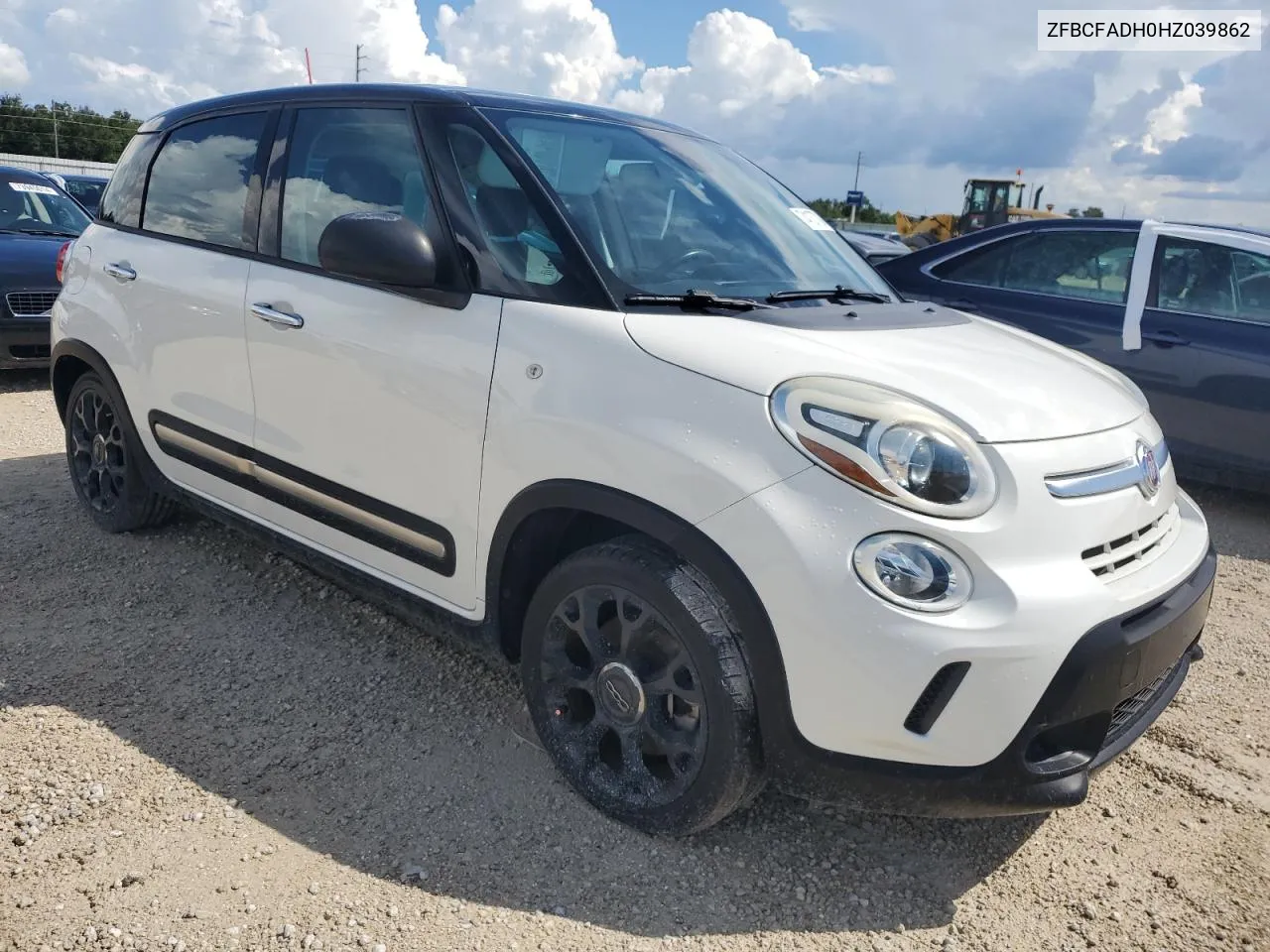 2017 Fiat 500L Trekking VIN: ZFBCFADH0HZ039862 Lot: 81005624