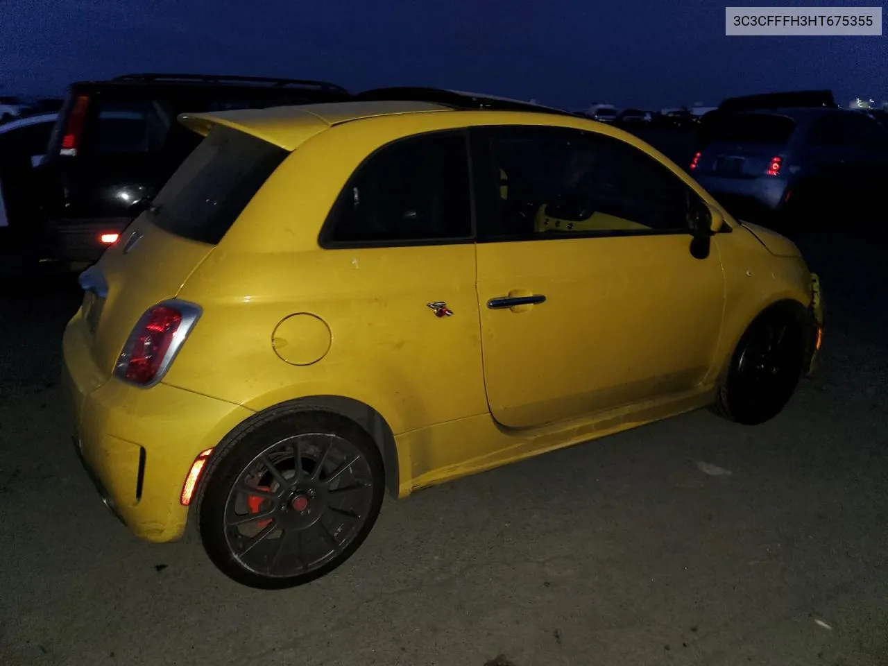 2017 Fiat 500 Abarth VIN: 3C3CFFFH3HT675355 Lot: 81145414