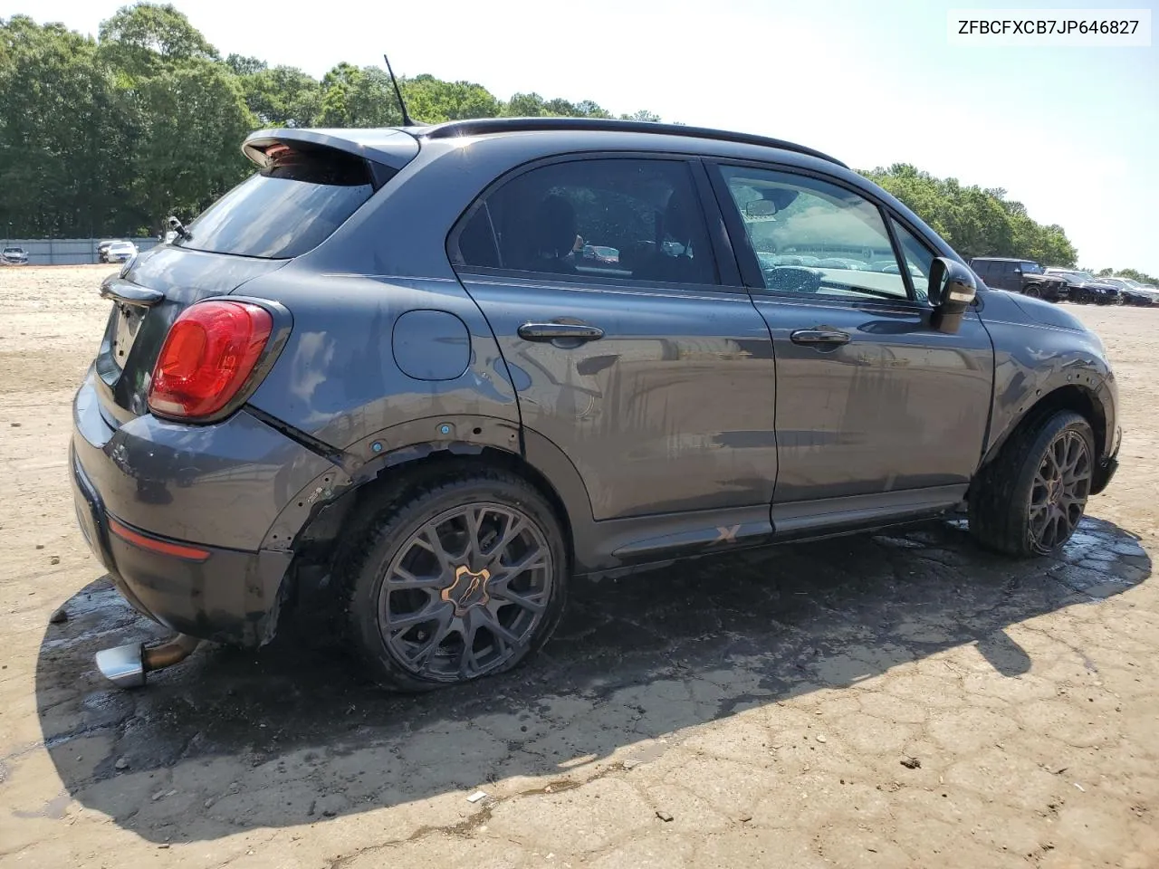 2018 Fiat 500X Trekking VIN: ZFBCFXCB7JP646827 Lot: 58987204