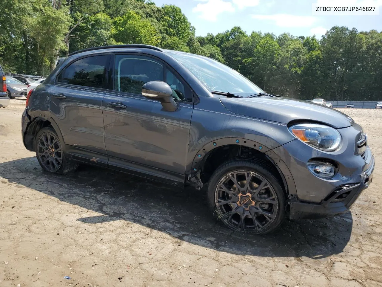 2018 Fiat 500X Trekking VIN: ZFBCFXCB7JP646827 Lot: 58987204