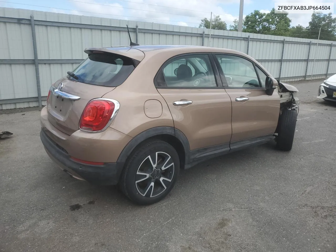 2018 Fiat 500X Pop VIN: ZFBCFXAB3JP664504 Lot: 60099424