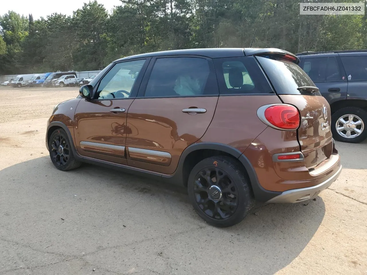 2018 Fiat 500L Trekking VIN: ZFBCFADH6JZ041332 Lot: 63928514