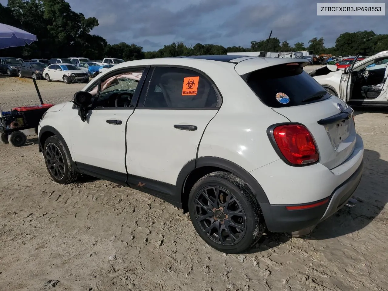 2018 Fiat 500X Trekking VIN: ZFBCFXCB3JP698553 Lot: 70082574