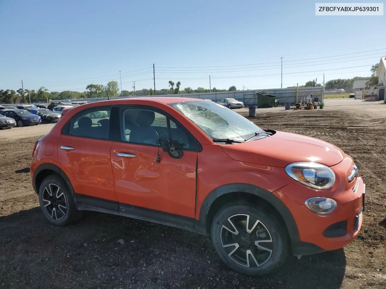 2018 Fiat 500X Pop VIN: ZFBCFYABXJP639301 Lot: 70188734