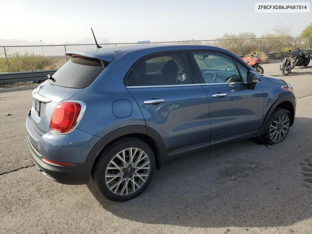 2018 Fiat 500X Lounge VIN: ZFBCFXDB6JP687514 Lot: 70831074