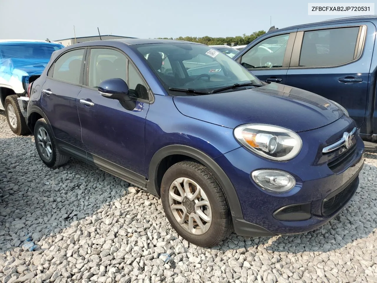 2018 Fiat 500X Pop VIN: ZFBCFXAB2JP720531 Lot: 70849714