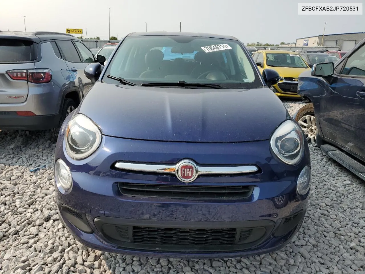 2018 Fiat 500X Pop VIN: ZFBCFXAB2JP720531 Lot: 70849714