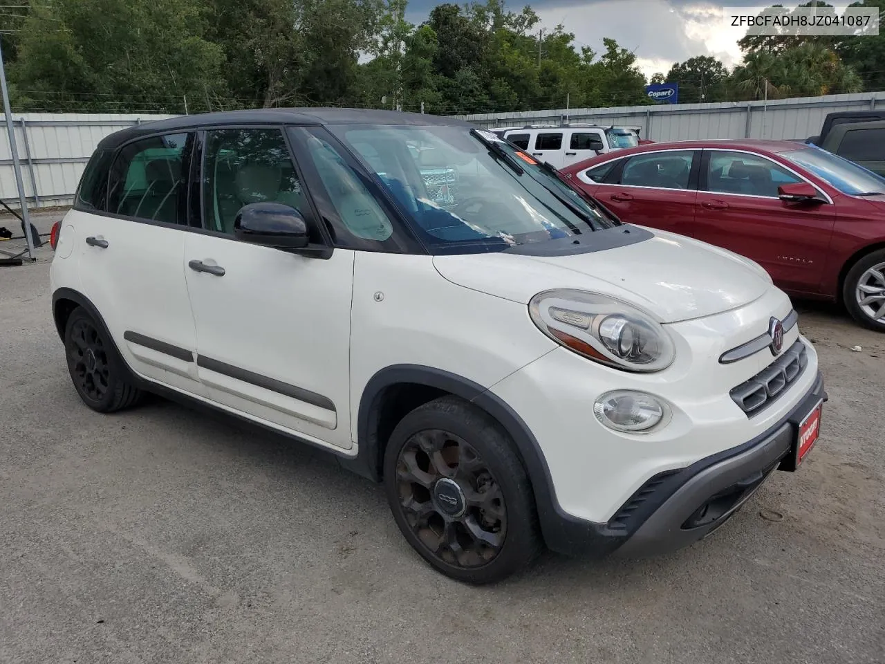 2018 Fiat 500L Trekking VIN: ZFBCFADH8JZ041087 Lot: 72646294