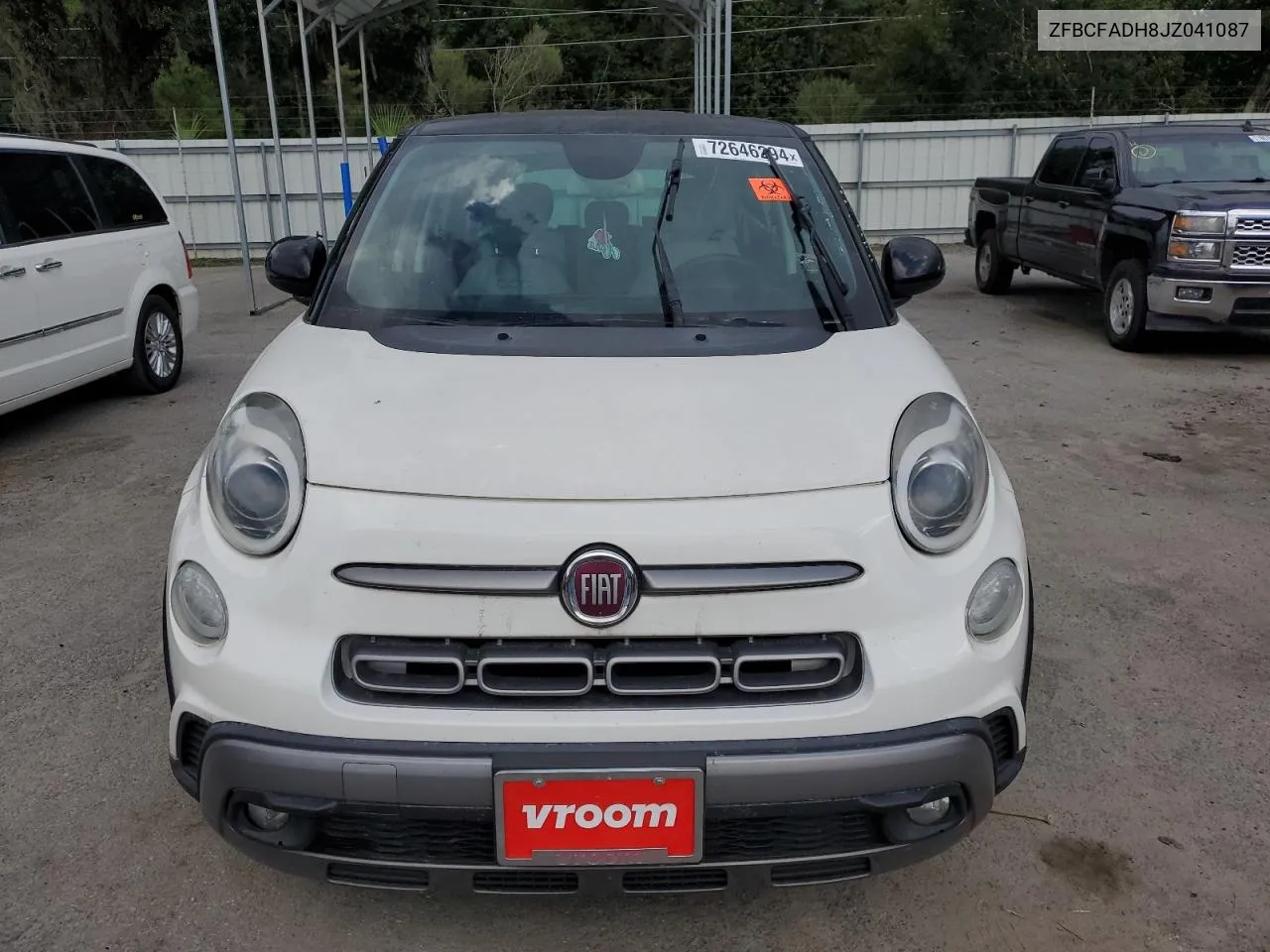 2018 Fiat 500L Trekking VIN: ZFBCFADH8JZ041087 Lot: 72646294