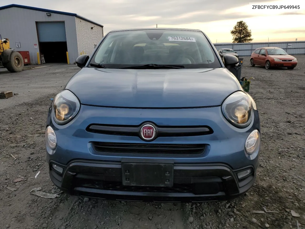 2018 Fiat 500X Trekking VIN: ZFBCFYCB9JP649945 Lot: 76312684