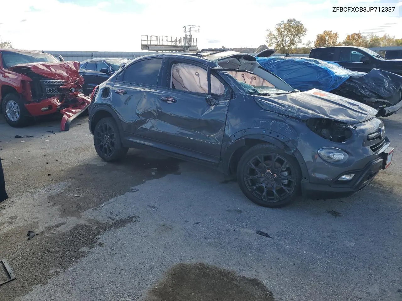 2018 Fiat 500X Trekking VIN: ZFBCFXCB3JP712337 Lot: 78670584