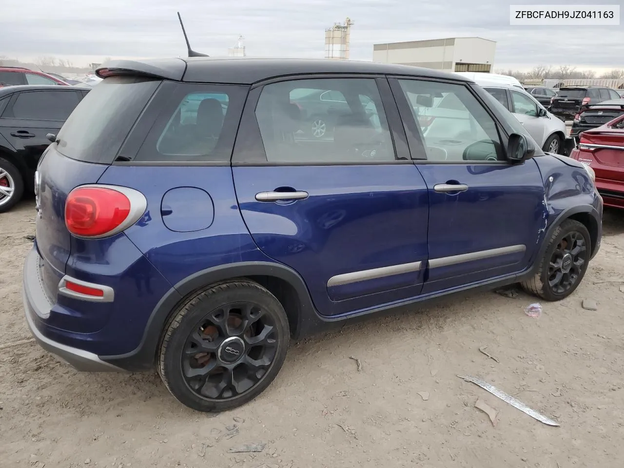 2018 Fiat 500L Trekking VIN: ZFBCFADH9JZ041163 Lot: 80612384