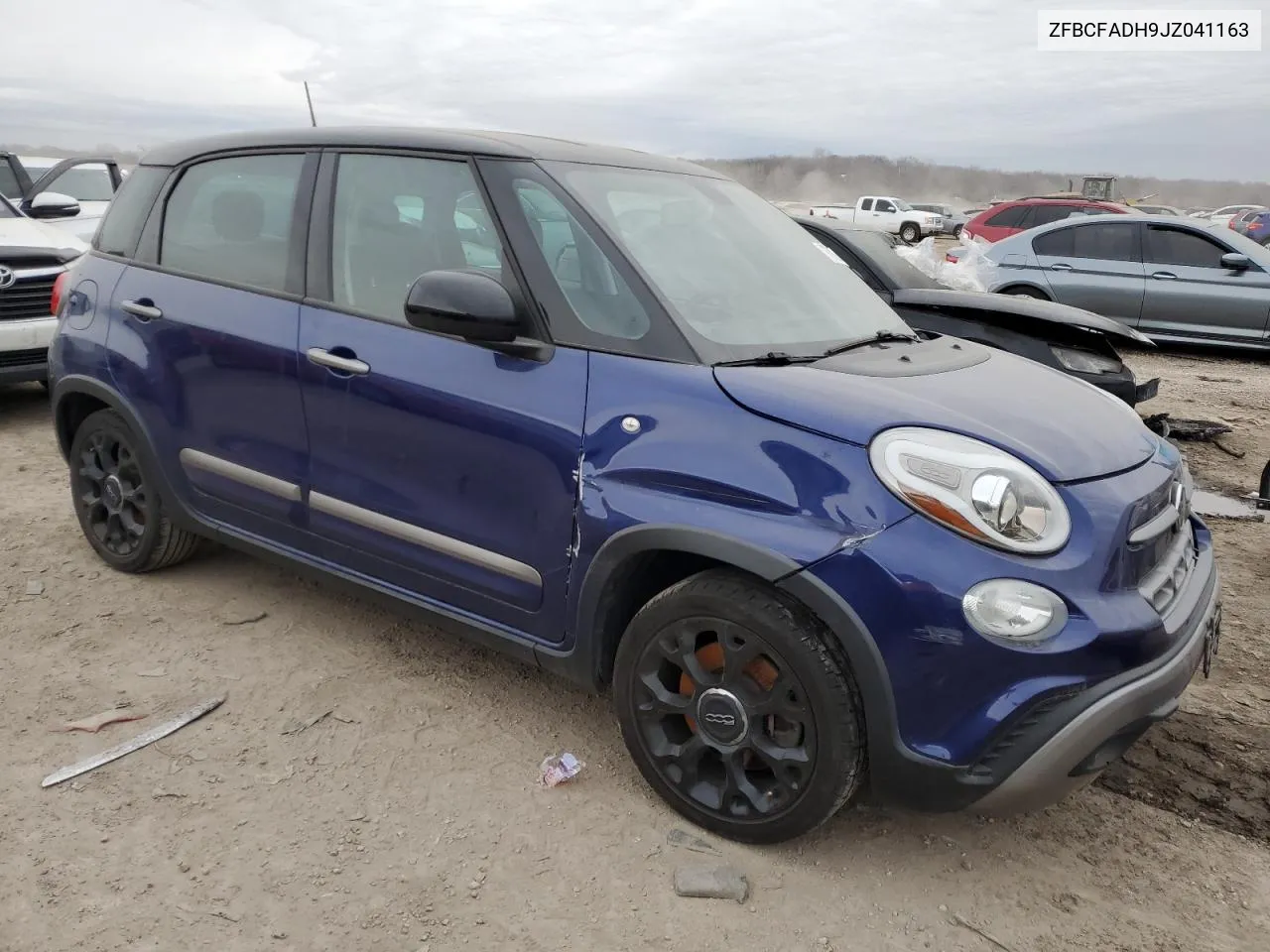 2018 Fiat 500L Trekking VIN: ZFBCFADH9JZ041163 Lot: 80612384