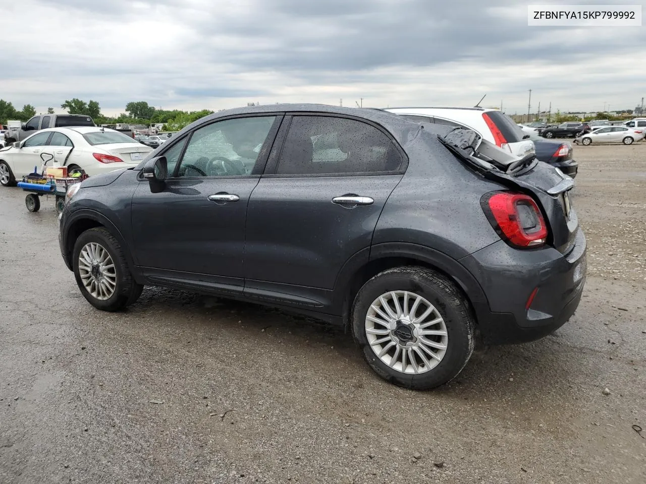 2019 Fiat 500X Pop VIN: ZFBNFYA15KP799992 Lot: 57153254