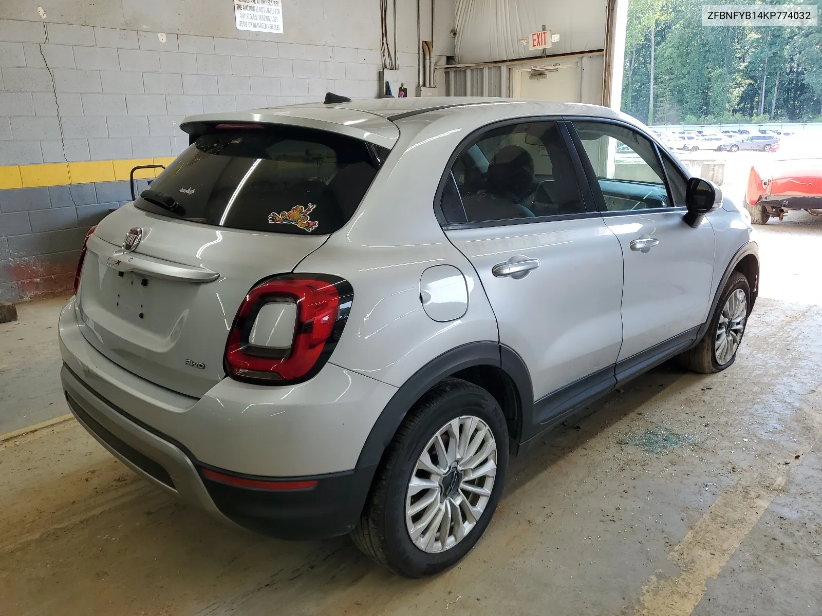 2019 Fiat 500X Trekking VIN: ZFBNFYB14KP774032 Lot: 65603154