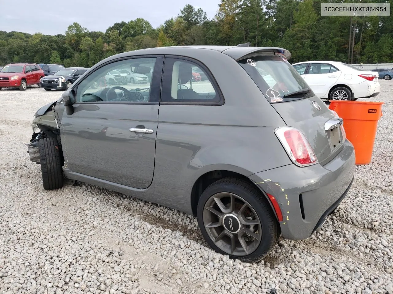 2019 Fiat 500 Pop VIN: 3C3CFFKHXKT864954 Lot: 73398134