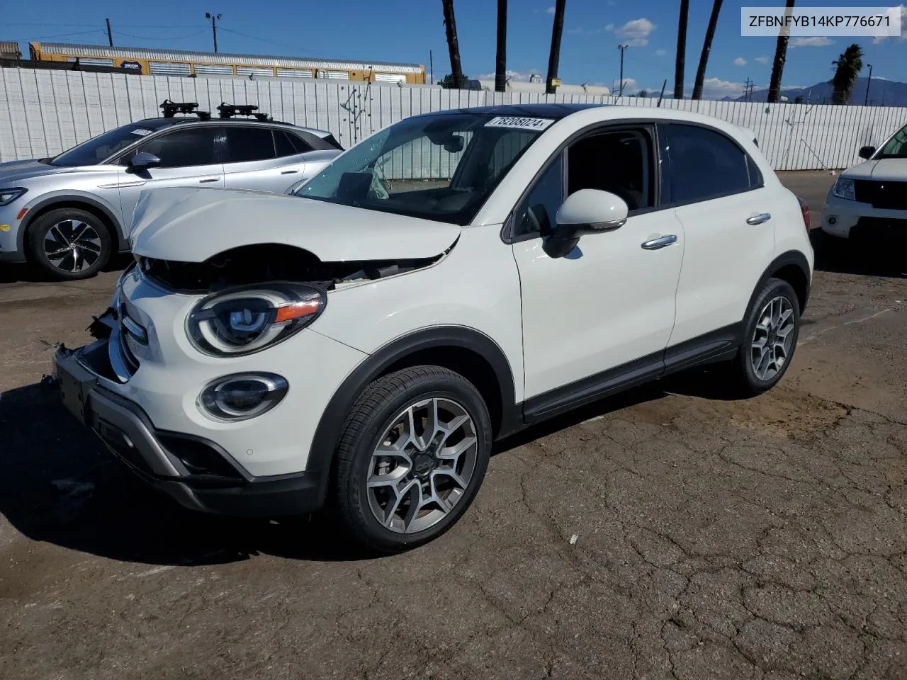 2019 Fiat 500X Trekking VIN: ZFBNFYB14KP776671 Lot: 78208024