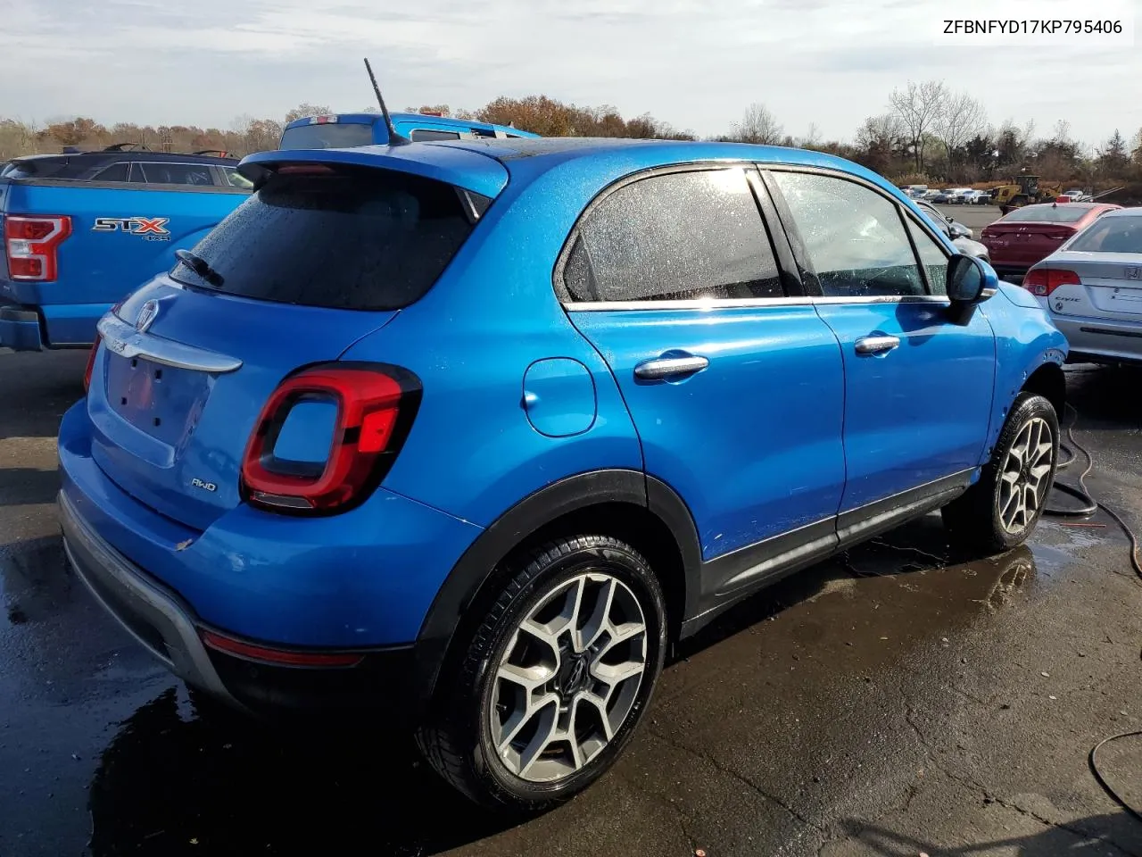 2019 Fiat 500X Trekking Plus VIN: ZFBNFYD17KP795406 Lot: 78491164