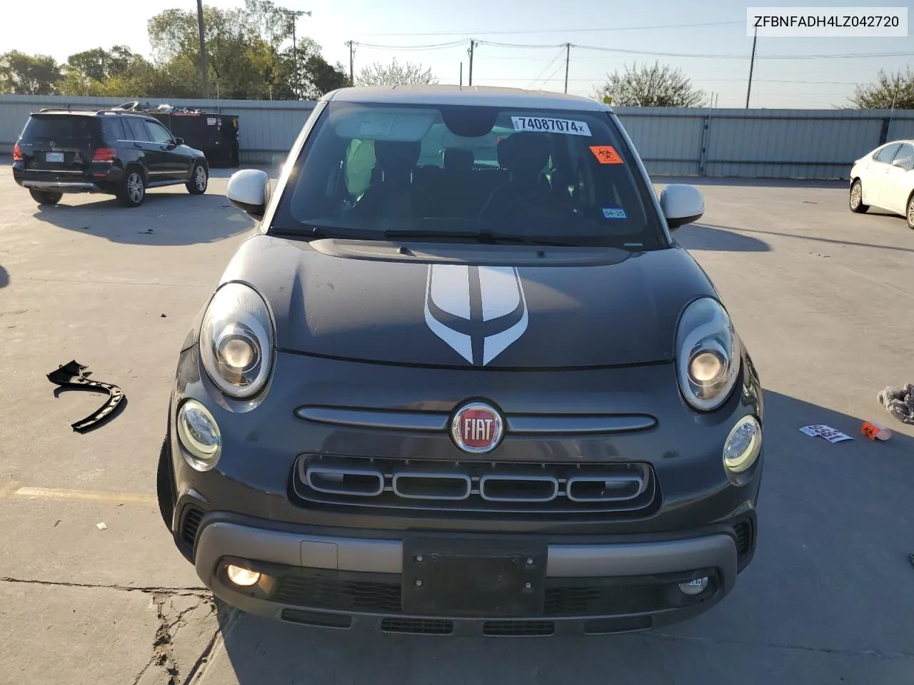 2020 Fiat 500L Trekking VIN: ZFBNFADH4LZ042720 Lot: 74087074