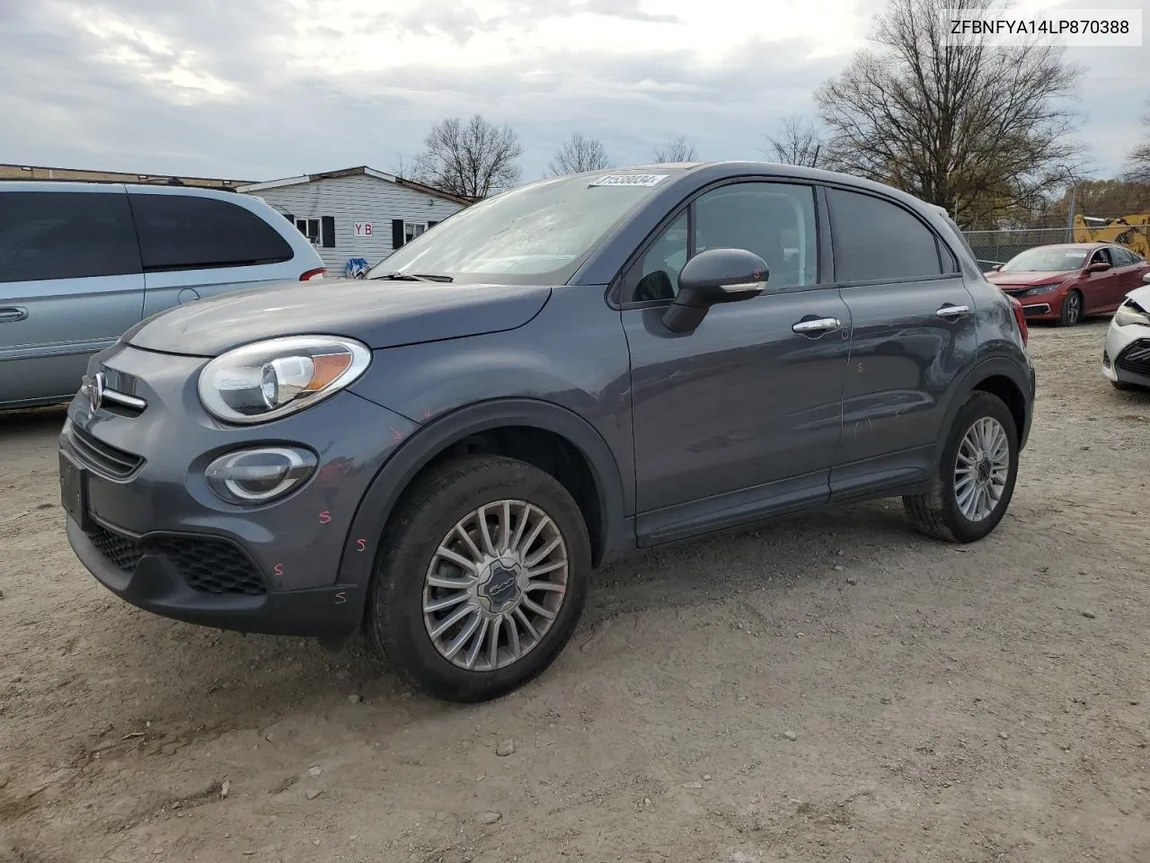 2020 Fiat 500X Pop VIN: ZFBNFYA14LP870388 Lot: 81538034