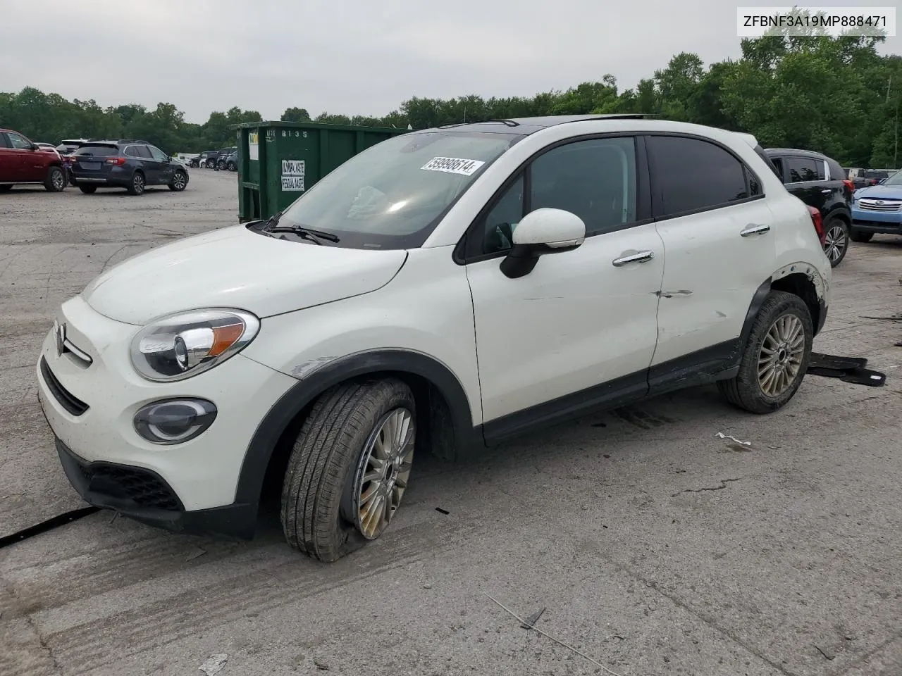 ZFBNF3A19MP888471 2021 Fiat 500X Pop