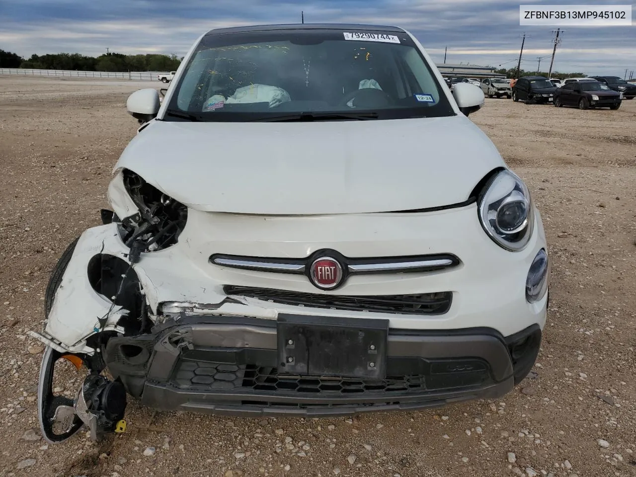 2021 Fiat 500X Trekking VIN: ZFBNF3B13MP945102 Lot: 79290744