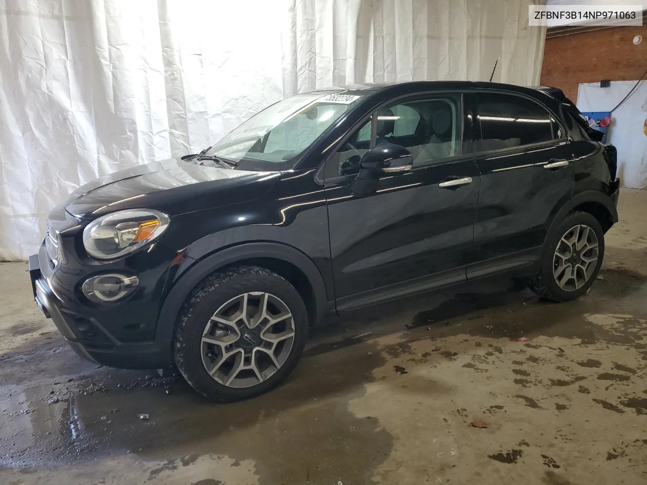 2022 Fiat 500X Trekking VIN: ZFBNF3B14NP971063 Lot: 73532934