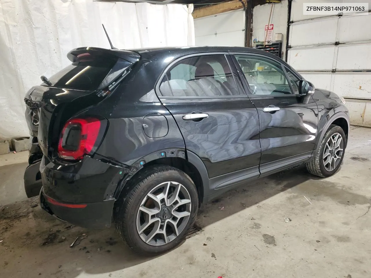 2022 Fiat 500X Trekking VIN: ZFBNF3B14NP971063 Lot: 73532934