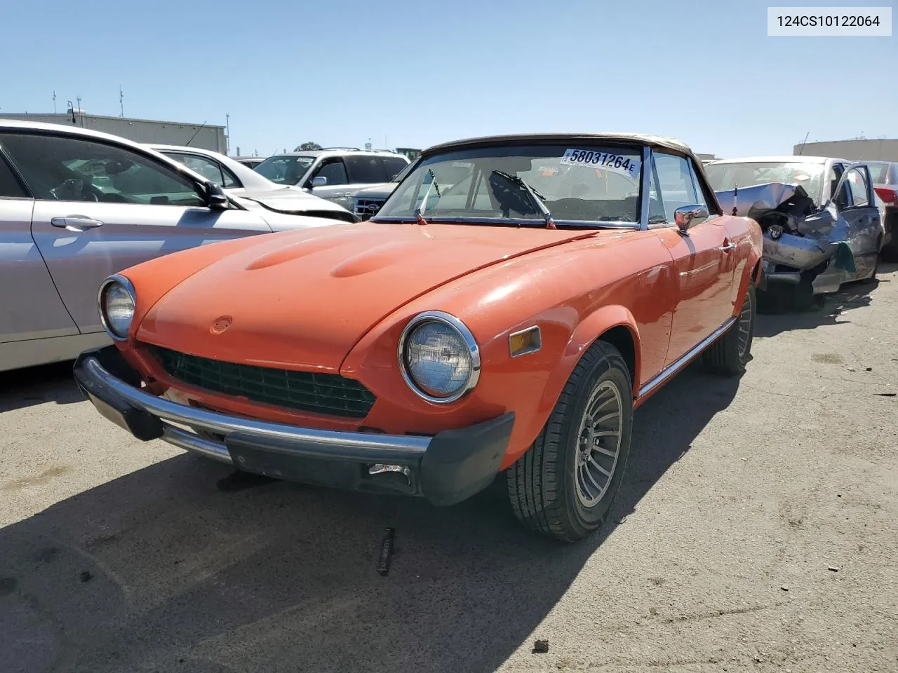 1977 Fiat Coupe VIN: 124CS10122064 Lot: 58031264