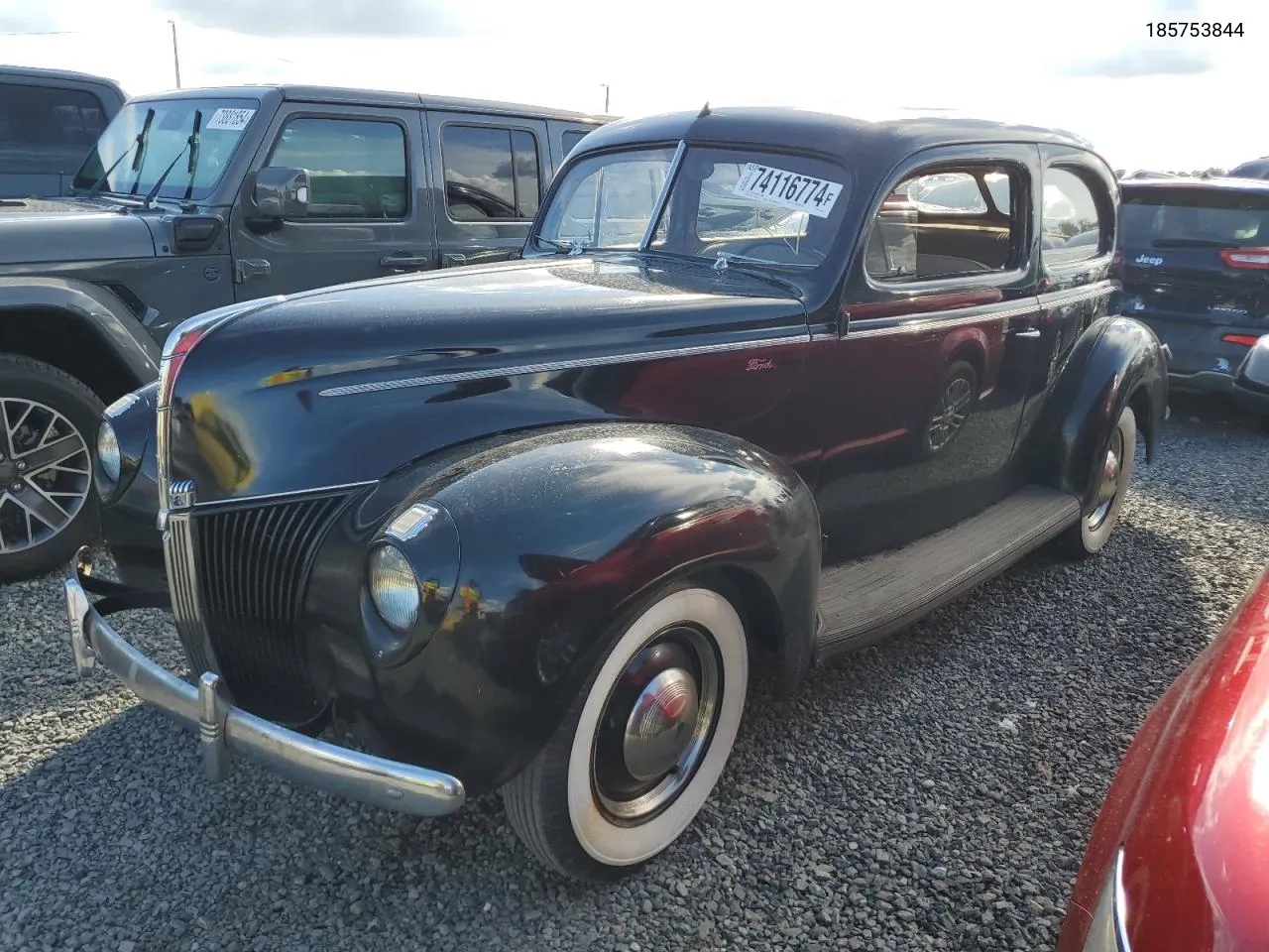 1940 Ford Sedan VIN: 185753844 Lot: 74116774