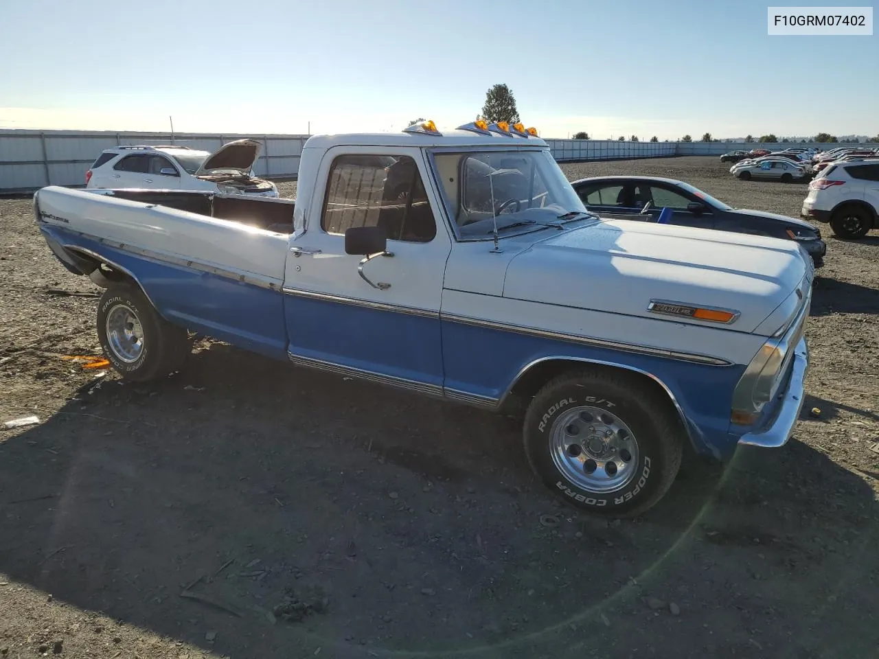 1971 Ford Truck VIN: F10GRM07402 Lot: 75458304