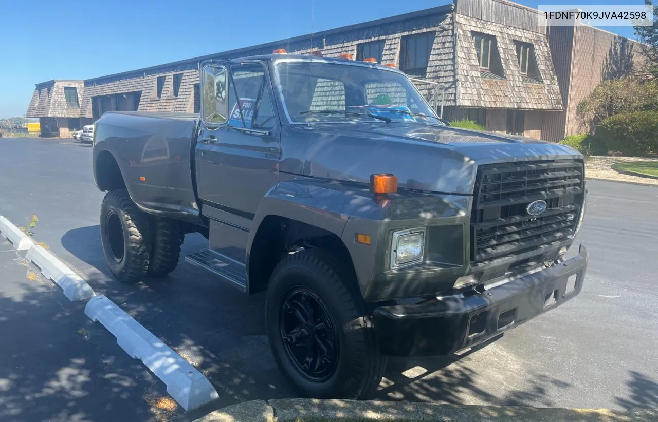 1988 Ford F700 VIN: 1FDNF70K9JVA42598 Lot: 75484124