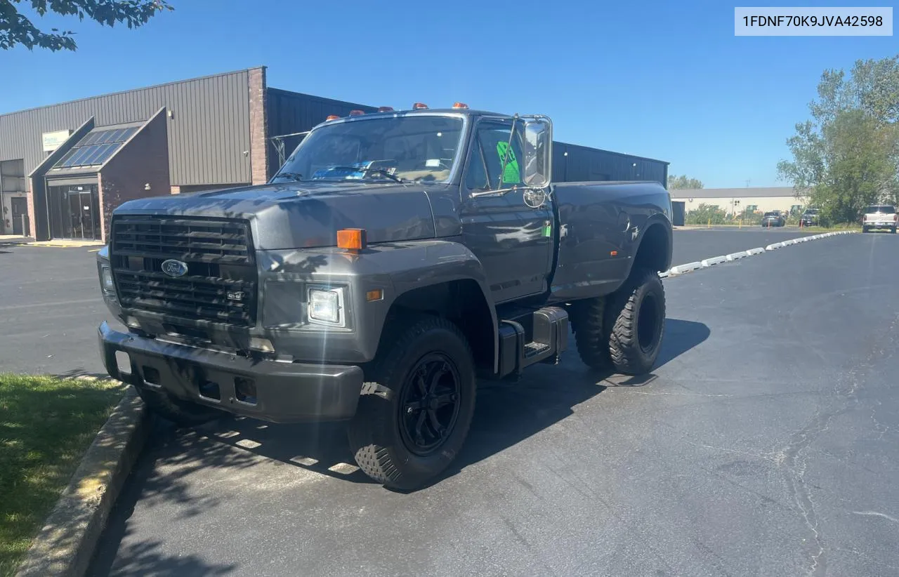 1988 Ford F700 VIN: 1FDNF70K9JVA42598 Lot: 75484124