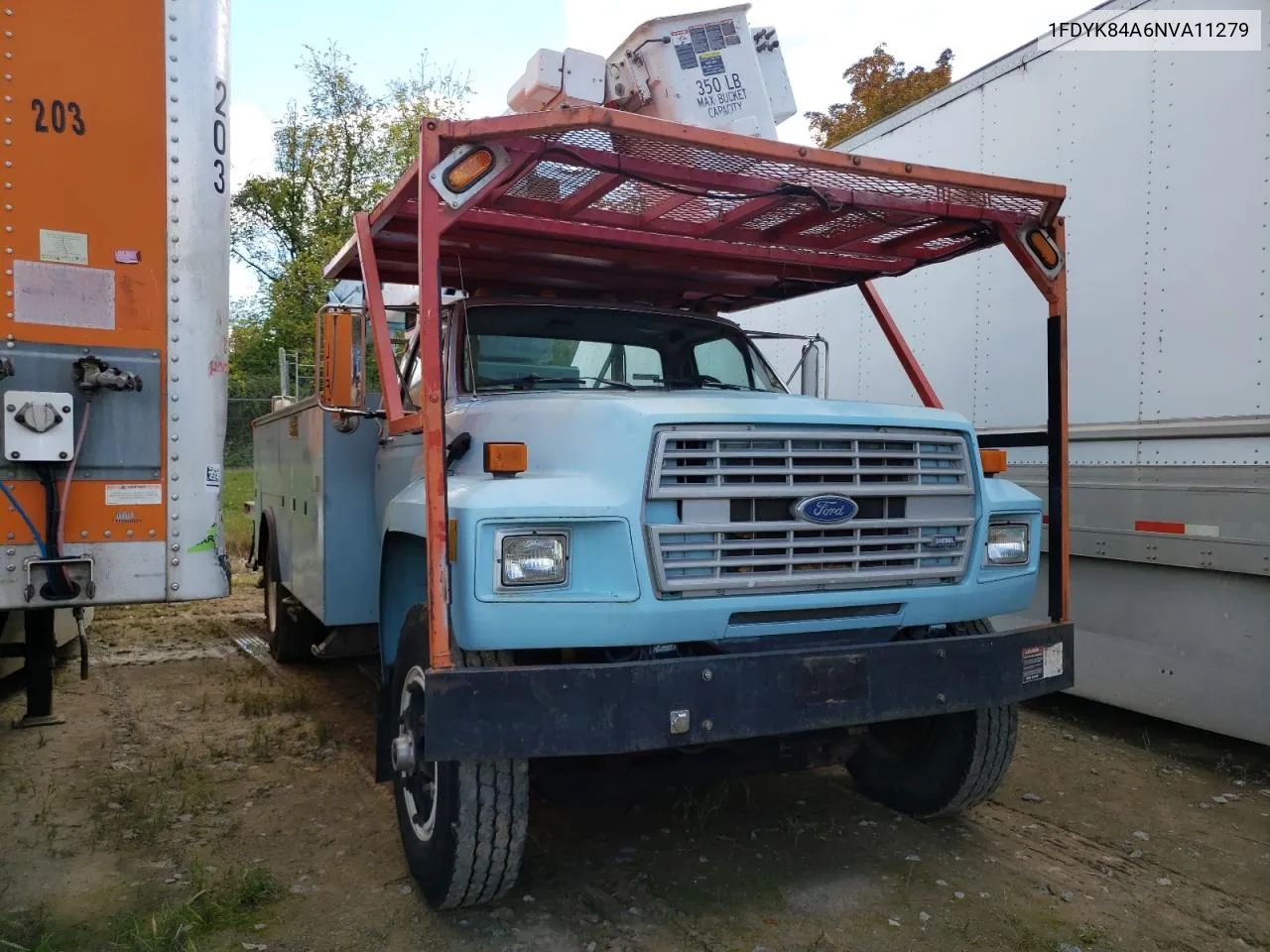 1992 Ford F800 F VIN: 1FDYK84A6NVA11279 Lot: 74919564