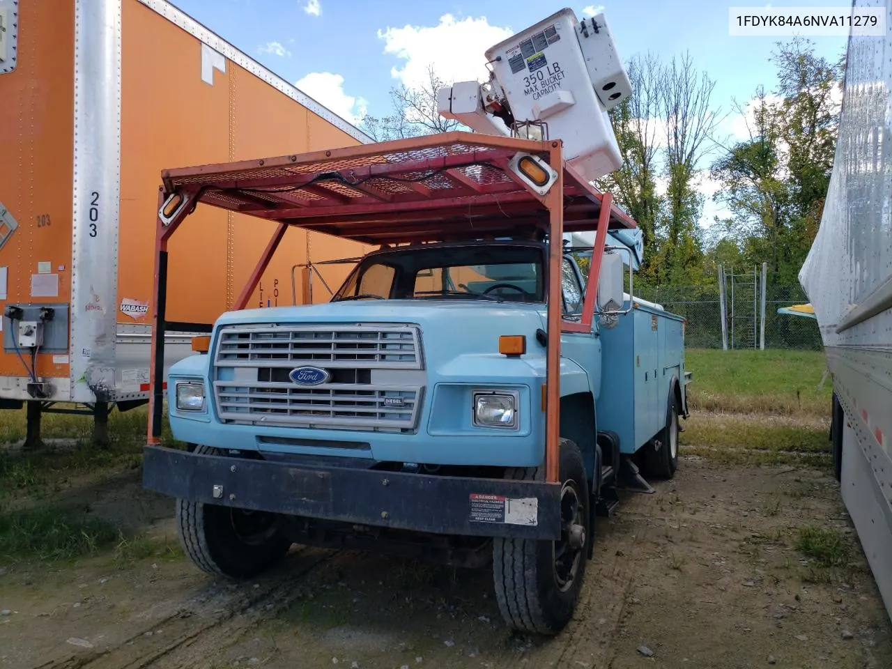 1992 Ford F800 F VIN: 1FDYK84A6NVA11279 Lot: 74919564