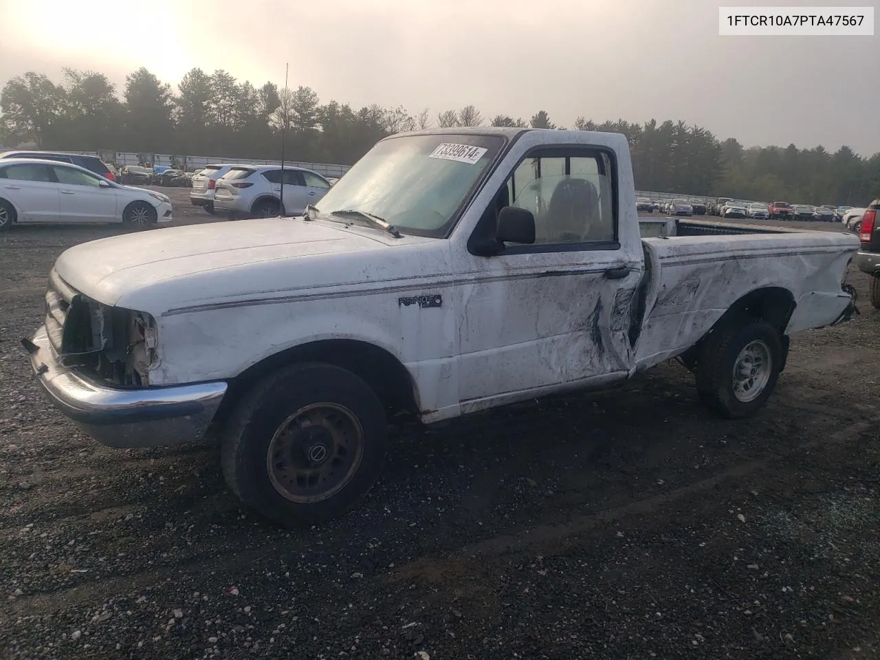 1993 Ford Ranger VIN: 1FTCR10A7PTA47567 Lot: 73399614