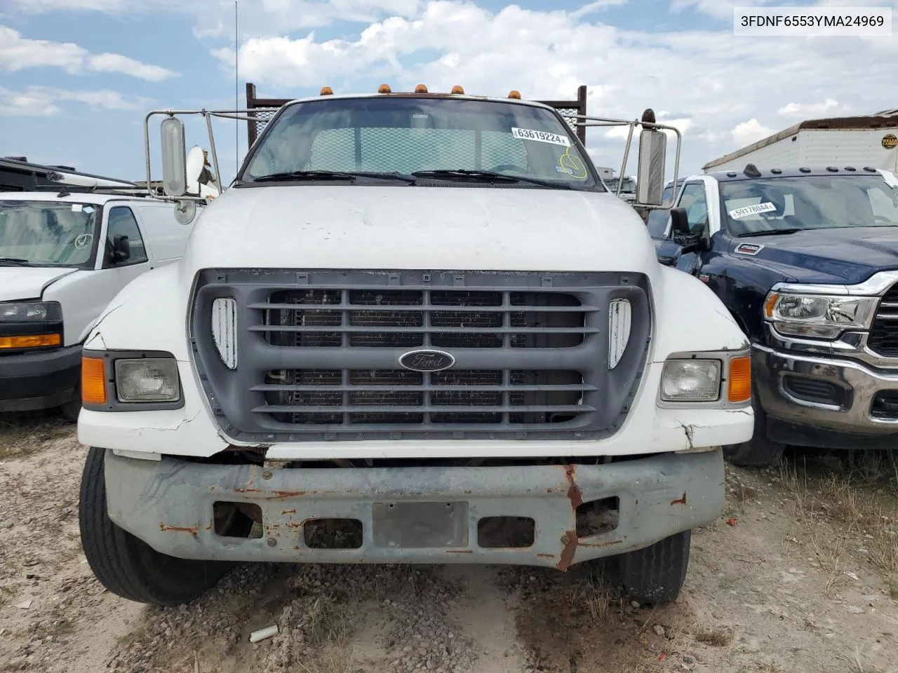 2000 Ford F650 Super Duty VIN: 3FDNF6553YMA24969 Lot: 63619224