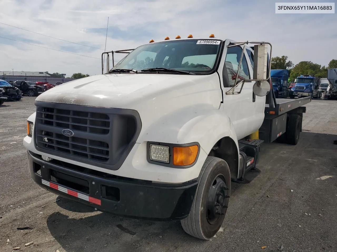 2001 Ford F650 Super Duty VIN: 3FDNX65Y11MA16883 Lot: 67896954