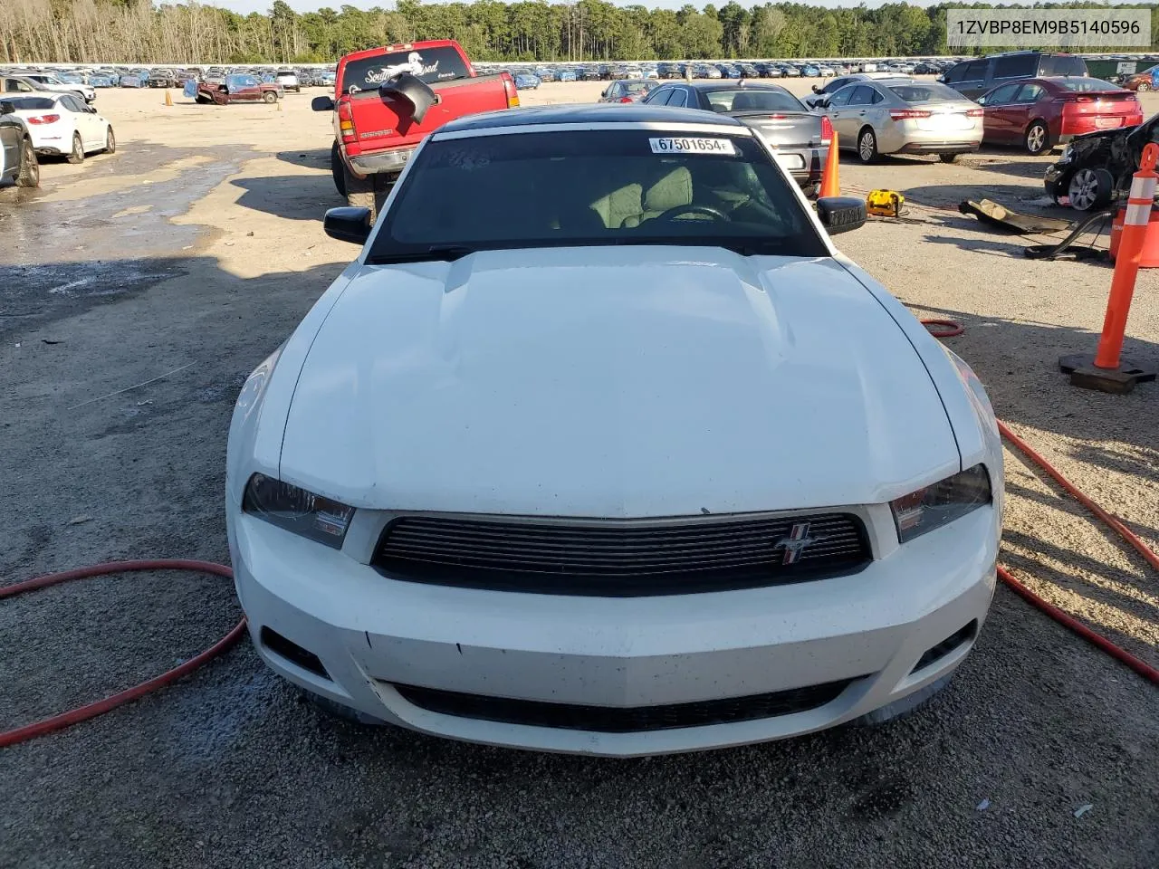 2011 Ford Mustang VIN: 1ZVBP8EM9B5140596 Lot: 67501654